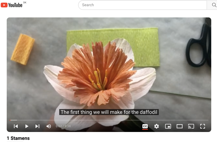 Paper Daffodil Tutorial